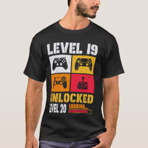 Niedliche 19. Videospiele Geburtstag Stufe 19 Ents T-Shirt