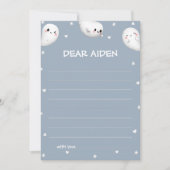 Niedliche 1 Halloween-Kapselkarte Einladung (Vorderseite)