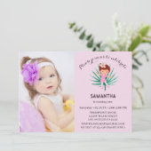 Niedliche 2. Geburtstagskarte Einladung (Stehend Vorderseite)