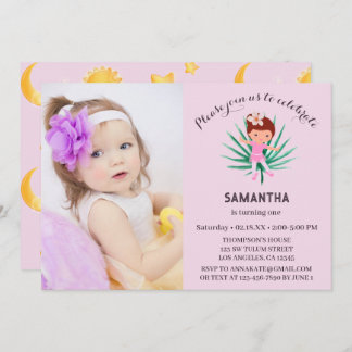 Niedliche 2. Geburtstagskarte Einladung