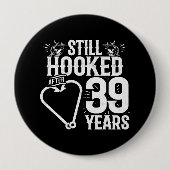 Niedliche 39-jährige Paare Verheiratet 39 Jahre Button (Vorderseite)