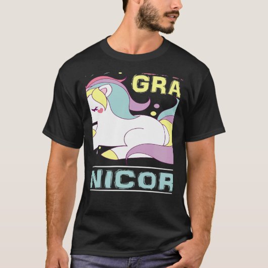 Niedliche 3. Klasse des Unicorn-Outfits der dritte T-Shirt (Vorderseite)