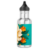Niedliche 3D-Blume Edelstahlflasche (Rechts)