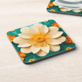 Niedliche 3D-Blume Getränkeuntersetzer (Linke Seite)