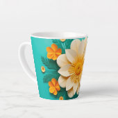 Niedliche 3D-Blume Milchtasse (Linke Ecke)