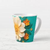 Niedliche 3D-Blume Milchtasse (Rechte Ecke)