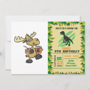 Niedliche 3D-Brille   Hintergrundfarbe auswählen Einladung