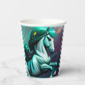 Niedliche 3D Spirit Pony 24 Paper Cups Pappbecher (Rückseite)