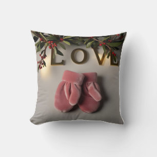 Niedliche 3D Velvet Baby Mittens: Zwei Augen in ei Kissen