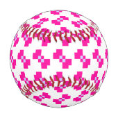 Niedliche 8-Bit-Pixelanzeige Baseball (Rückseite)