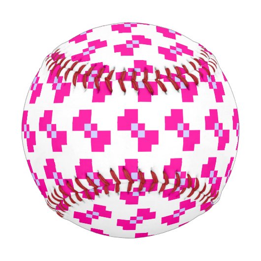 Niedliche 8-Bit-Pixelanzeige Baseball (Vorderseite)
