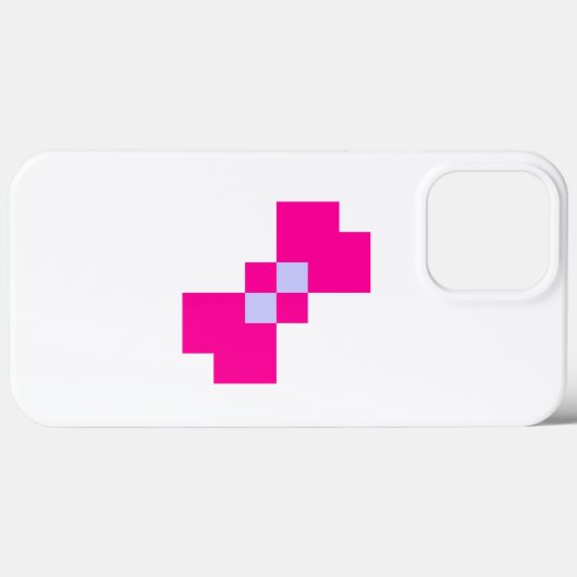 Niedliche 8-Bit-Pixelanzeige Case-Mate iPhone Hülle (Rückseite (Horizontal))