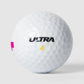 Niedliche 8-Bit-Pixelanzeige Golfball (Logo)
