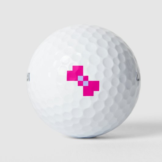 Niedliche 8-Bit-Pixelanzeige Golfball (Vorderseite)