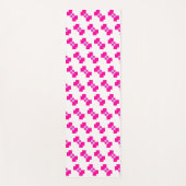 Niedliche 8-Bit-Pixelanzeige Yogamatte (Vorderseite)