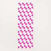 Niedliche 8-Bit-Pixelanzeige Yogamatte (Rückseite)