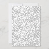 Niedliche 90er-Themenfeier Geburtstagsveranstaltun Einladung (Rückseite)