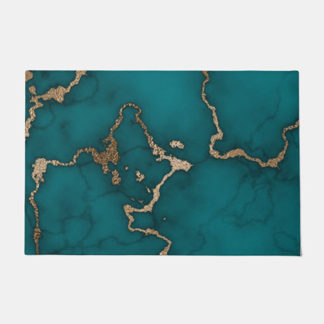 Niedliche Abbildung aus abstraktem Marmor Fußmatte (Vorderseite)