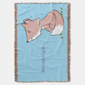 Niedliche Abbildung des Babyfuchs Cartoon Decke (Vorderseite Vertikal)