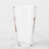 Niedliche Abbildung des Babyfuchs Cartoon Glas (Links)