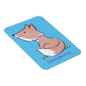 Niedliche Abbildung des Babyfuchs Cartoon Magnet (Rechte Seite)