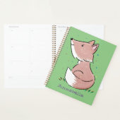 Niedliche Abbildung des Babyfuchs Cartoon Planer (Anzeige)