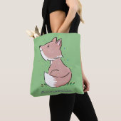Niedliche Abbildung des Babyfuchs Cartoon Tasche (Von Nahem)
