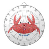 Niedliche Abbildung des Cartoon Dartscheibe (vorne)