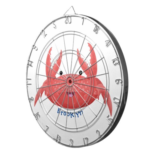 Niedliche Abbildung des Cartoon Dartscheibe (Vorderseite rechts)