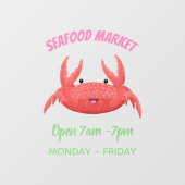 Niedliche Abbildung des Cartoon Fensteraufkleber (Blatt)