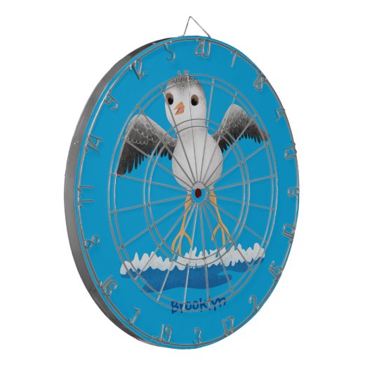 Niedliche Abbildung des Cartoon für Babysandpeter Dartscheibe (Vorderseite Links)