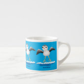 Niedliche Abbildung des Cartoon für Babysandpeter Espressotasse (Rechts)