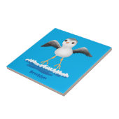 Niedliche Abbildung des Cartoon für Babysandpeter Fliese (Seite)