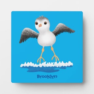 Niedliche Abbildung des Cartoon für Babysandpeter Fotoplatte