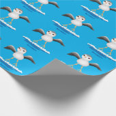 Niedliche Abbildung des Cartoon für Babysandpeter Geschenkpapier (Ecke)