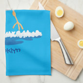 Niedliche Abbildung des Cartoon für Babysandpeter Geschirrtuch (Viertel Falte)