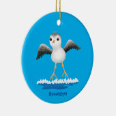 Niedliche Abbildung des Cartoon für Babysandpeter  Keramik Ornament (Rechts)