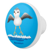 Niedliche Abbildung des Cartoon für Babysandpeter Keramikknauf (Rechts)