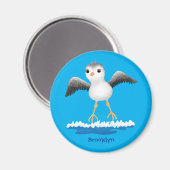 Niedliche Abbildung des Cartoon für Babysandpeter Magnet (Vorderseite/Rückseite)