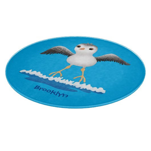 Niedliche Abbildung des Cartoon für Babysandpeter Schneidebrett (Ecke)