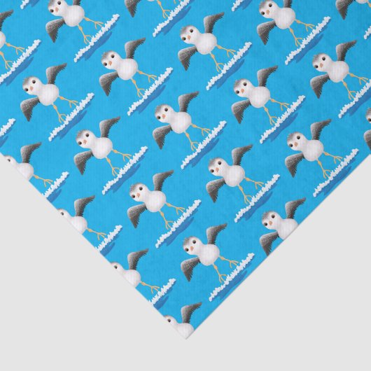 Niedliche Abbildung des Cartoon für Babysandpeter Seidenpapier (Ausschnitt)