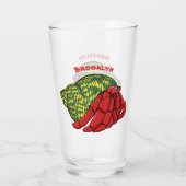 Niedliche Abbildung des Cartoon Glas (Rückseite)