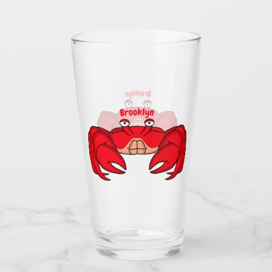 Niedliche Abbildung des Cartoon Glas (Rückseite)