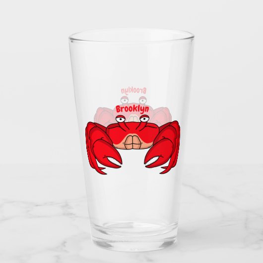 Niedliche Abbildung des Cartoon Glas (Vorderseite)