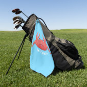 Niedliche Abbildung des Cartoon Golfhandtuch (Gras)