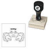 Niedliche Abbildung des Cartoon Gummistempel (Stempel)