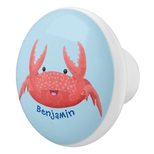 Niedliche Abbildung des Cartoon Keramikknauf (Rechts)