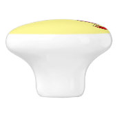 Niedliche Abbildung des Cartoon Keramikknauf (Seitenansicht)