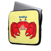 Niedliche Abbildung des Cartoon Laptopschutzhülle (Vorderseite Links)