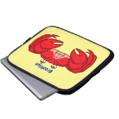 Niedliche Abbildung des Cartoon Laptopschutzhülle (Vorne Knopf)